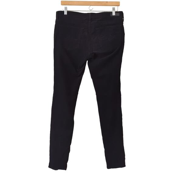AG Adriano Goldschmied Women's Pants The Legging Super Skinny Corduroy Black 30 - Picture 2 of 6